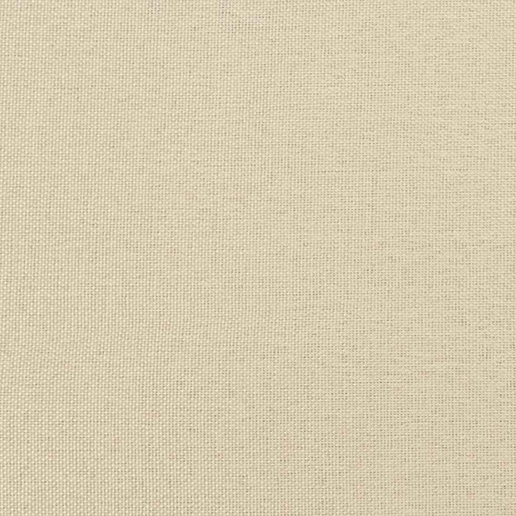 Sessel Creme 69 x 74 x 93 cm Stoff und Sperrholz