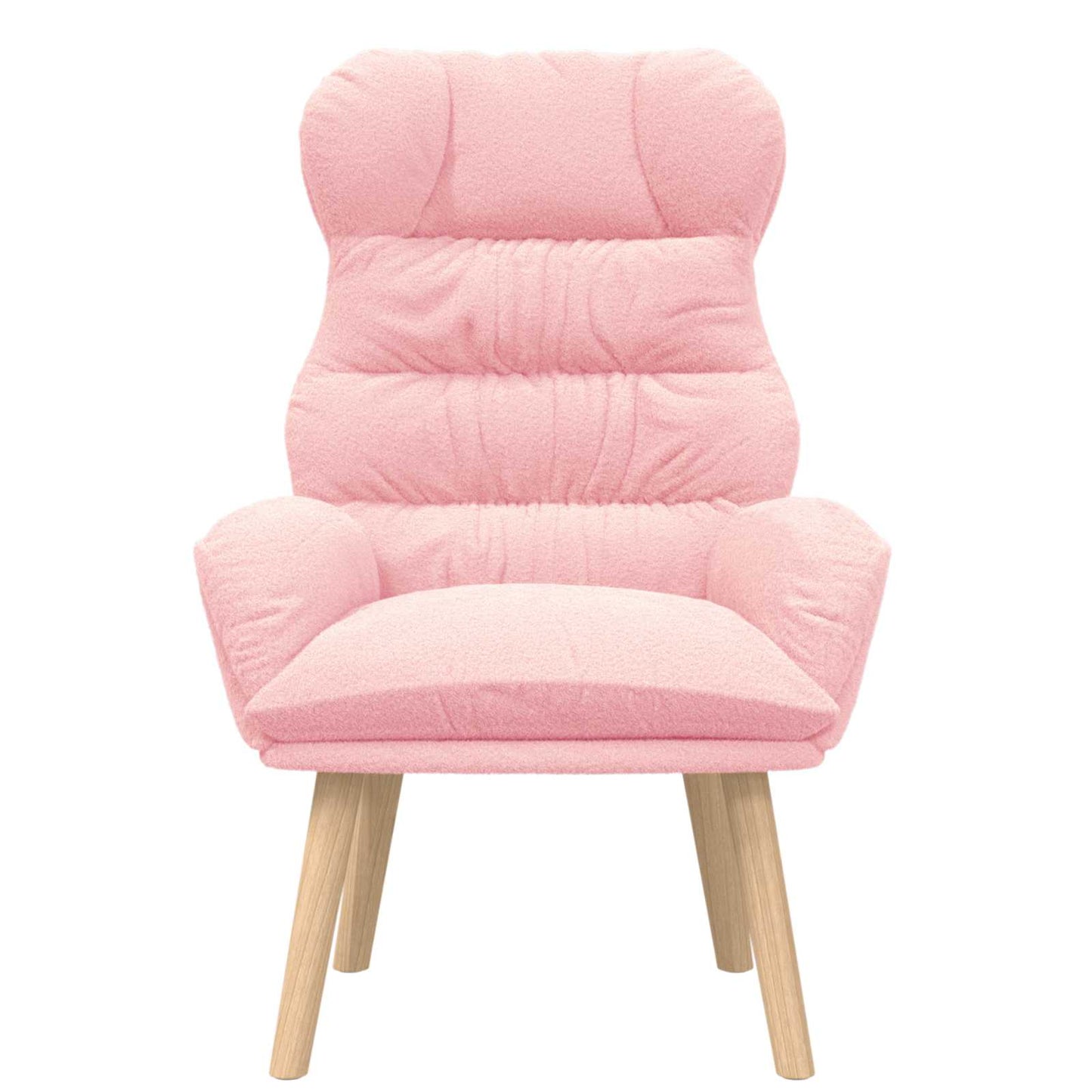 Sessel Rosa 69 x 74 x 93 cm Sherpa-Stoff