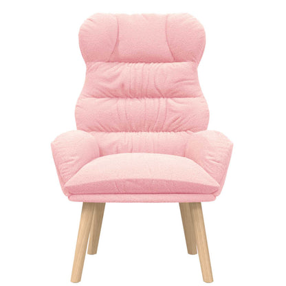 Sessel Rosa 69 x 74 x 93 cm Sherpa-Stoff