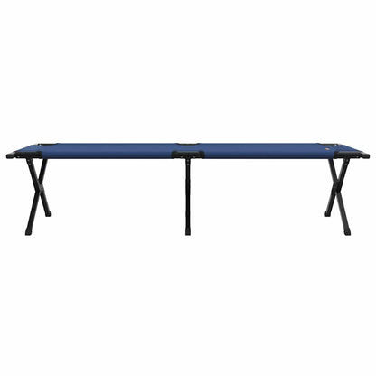 Klapp Schlafbett fürs Camping 2 pcs Blau 193 x 69 x 45 cm