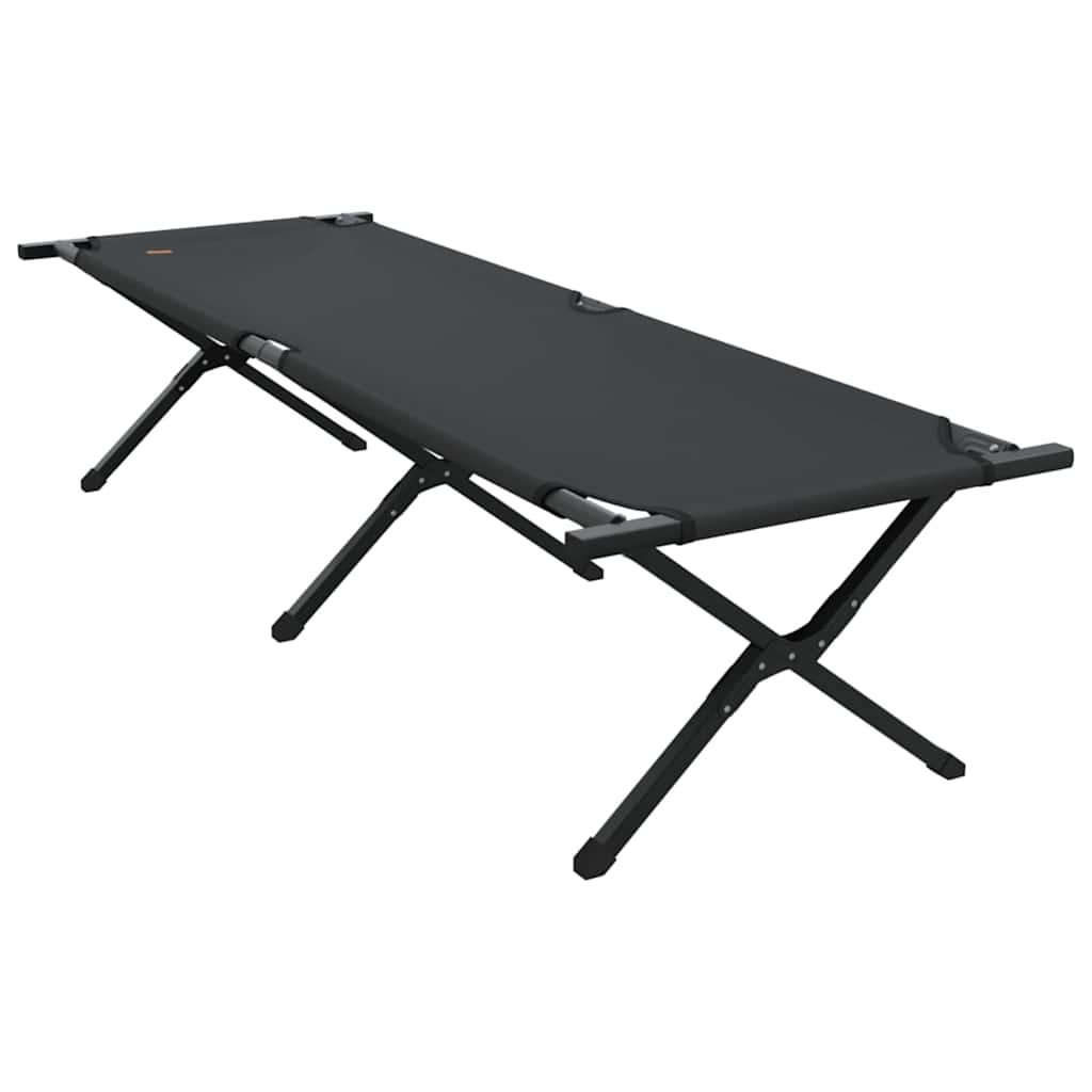 Klapp Schlafbett fürs Camping 2 pcs Schwarz 193 x 69 x 45 cm