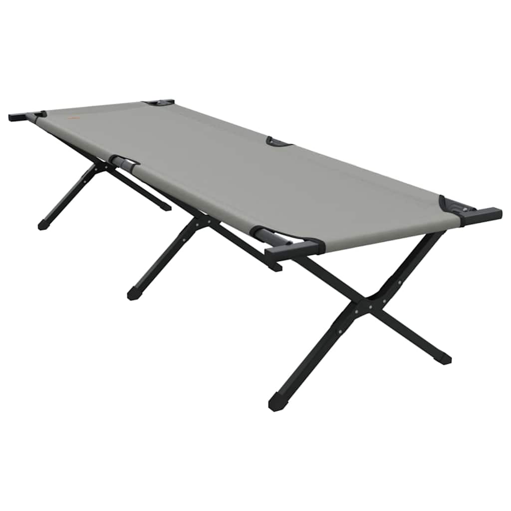 Klapp Schlafbett fürs Camping 2 pcs Grau 193 x 69 x 45 cm