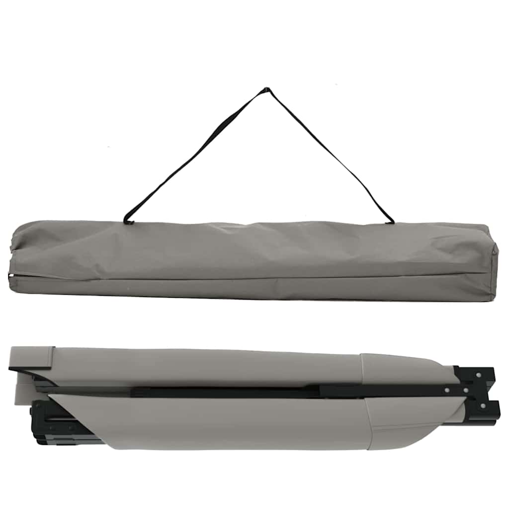 Klapp Schlafbett fürs Camping 2 pcs Grau 193 x 69 x 45 cm