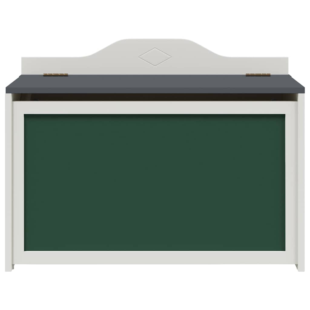 Box mit Stauraum und Tafelvorderseite ROROS Grau und Weiß