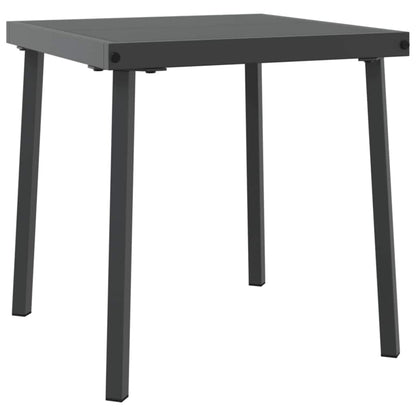 Sonnenliege 2-Person 3 pcs Schwarz Poly-Rattan