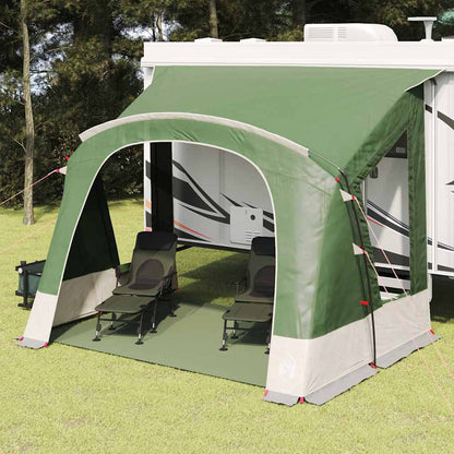 Caravan Zelt für 3 Personen mit Dach Grün 252 x 245 x 245 cm