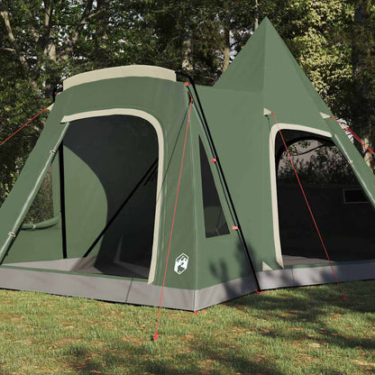 Teepee Zelt für 5 Personen mit Dach Grün 545 x 450 x 295 cm
