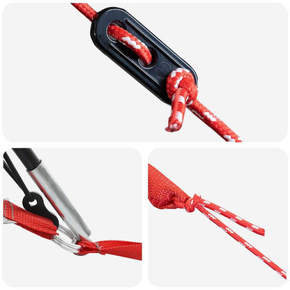 Tunnelzelt für 5 Personen Grau und Orange 778 x 356 x 210 cm