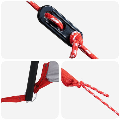 Familienzelt für 12 Personen Blau und Grau 760 x 645 x 230 cm