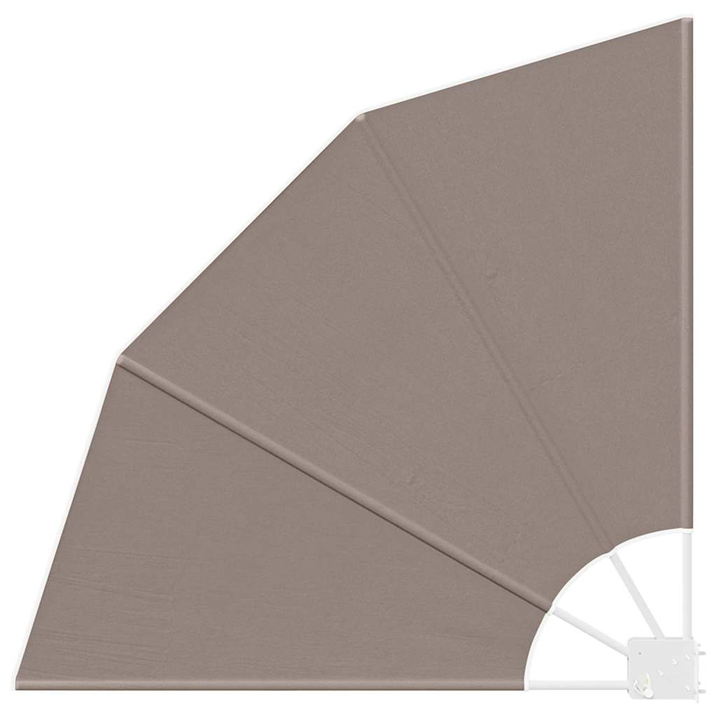 Balkon Sichtschutz Taupe 115 x 115 cm Polyester