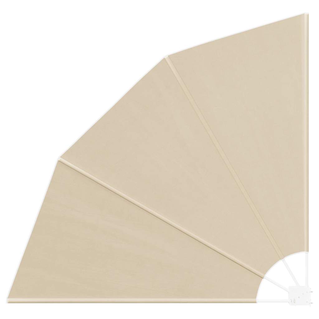 Balkon Sichtschutz Beige 160 x 160 cm Polyester