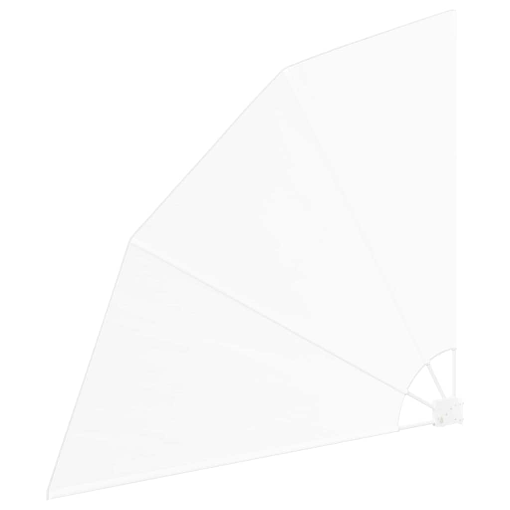 Balkon Sichtschutz Weiß 160 x 160 cm Polyester
