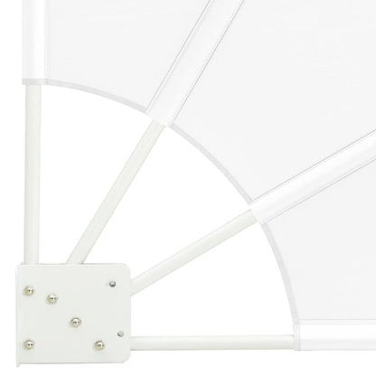 Balkon Sichtschutz Weiß 210 x 210 cm Polyester