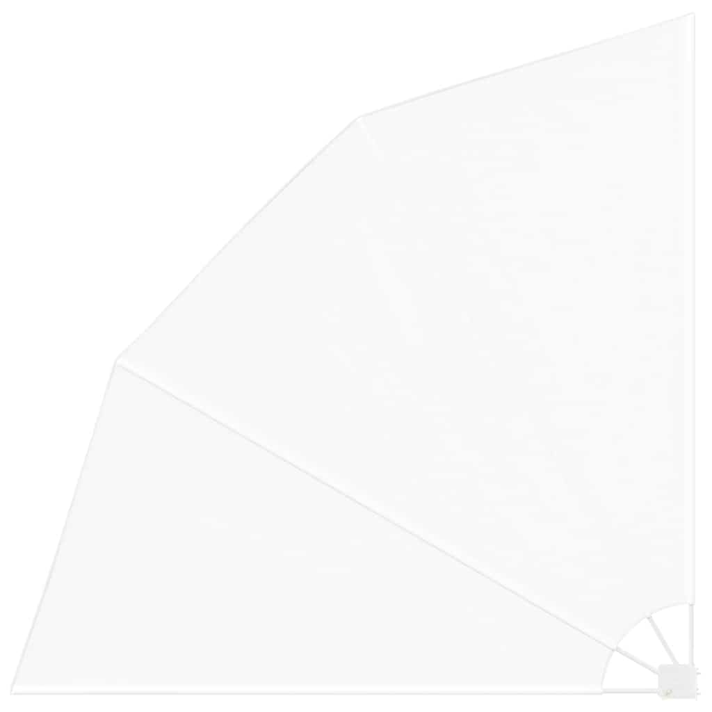 Balkon Sichtschutz Weiß 210 x 210 cm Polyester