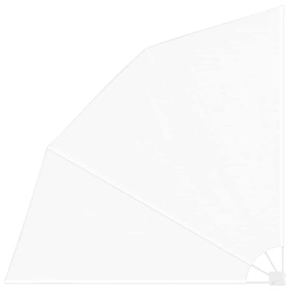 Balkon Sichtschutz Weiß 210 x 210 cm Polyester