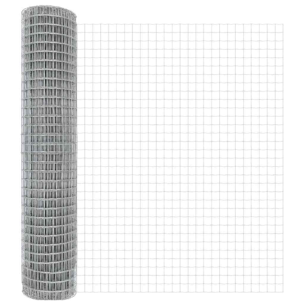 Eurozaun 1,5 x 10 m PVC-beschichtetes Eisen