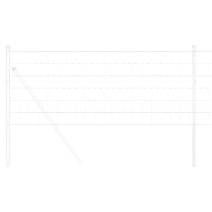 Eurozaun 0,6 x 10 m PVC-beschichtetes Eisen