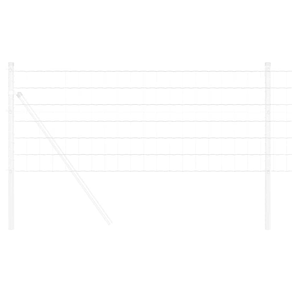 Eurozaun 0,8 x 25 m PVC-beschichtetes Eisen