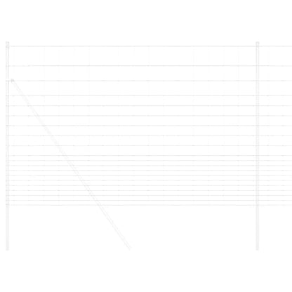 Wildzaun Feuerverzinkt 1000 x 160 x 0,18 cm Eisen