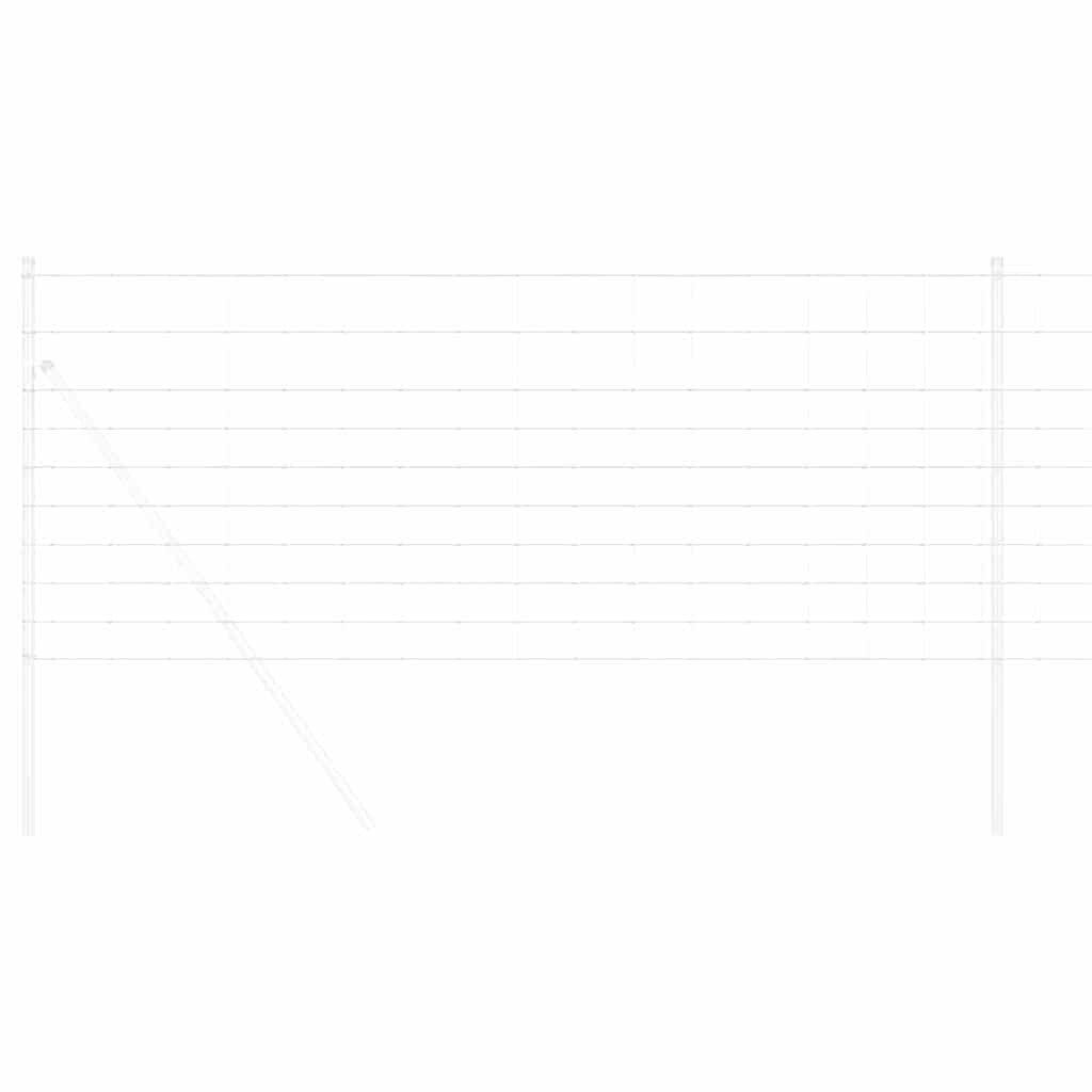 Feldzaun Silber 25 x 1 m Verzinkter Stahl