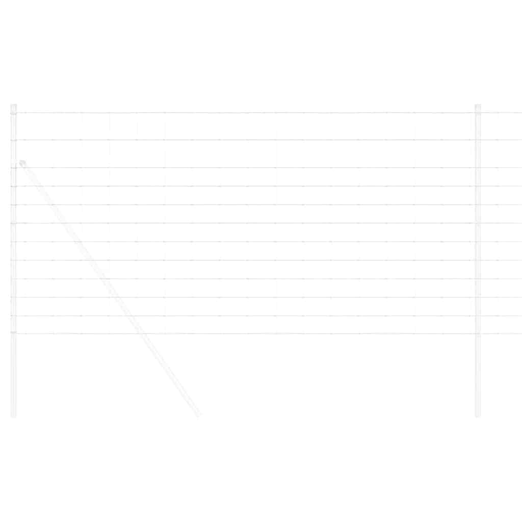 Feldzaun Silber 25 x 1,2 m Verzinkter Stahl