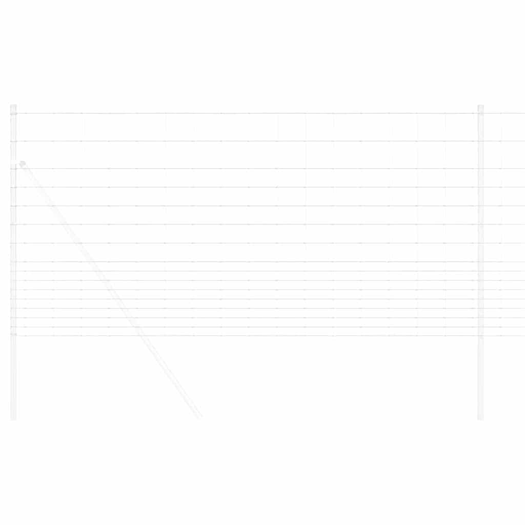 Feldzaun Silber 25 x 1,2 m Verzinkter Stahl