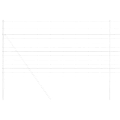 Feldzaun Silber 25 x 1,4 m Verzinkter Stahl