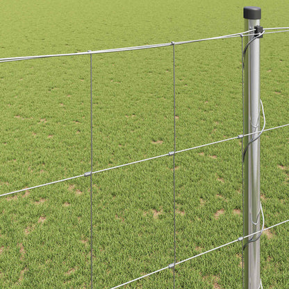 Feldzaun Silber 25 x 1,5 m Verzinkter Stahl