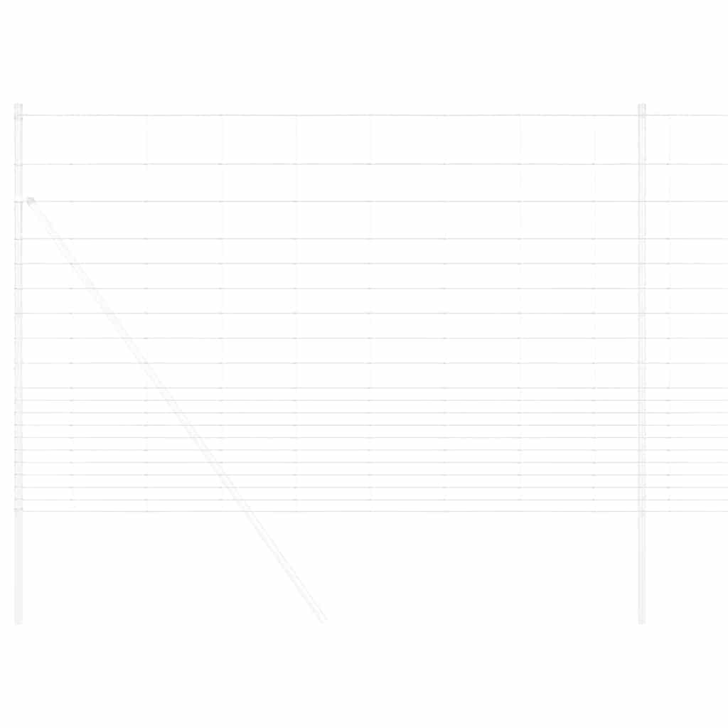 Feldzaun Silber 25 x 1,6 m Verzinkter Stahl