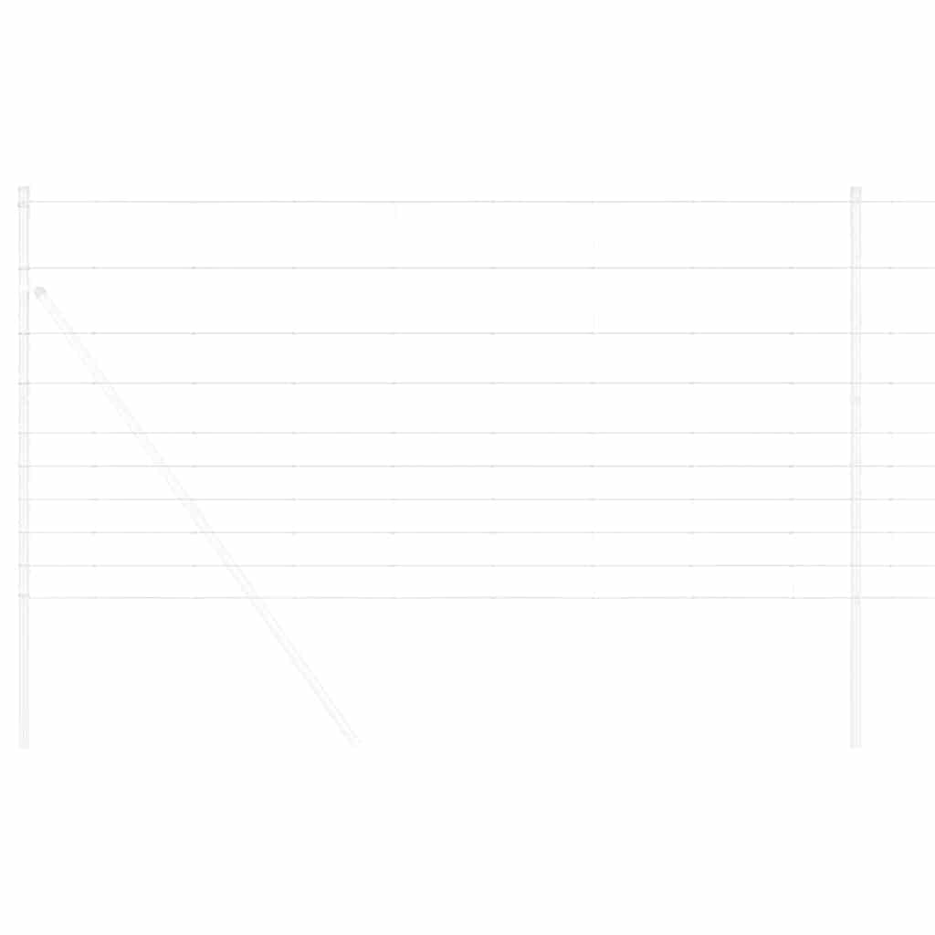 Feldzaun Silber 50 x 1,2 m Verzinkter Stahl