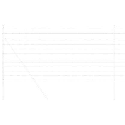 Feldzaun Silber 50 x 1,2 m Verzinkter Stahl