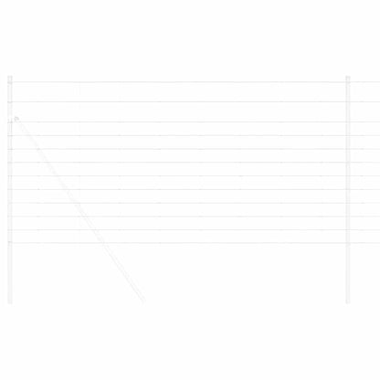 Feldzaun Silber 50 x 1,2 m Verzinkter Stahl