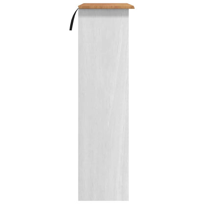 Hutch ASKIM 91 x 30 x 104 cm Massives Kiefernholz