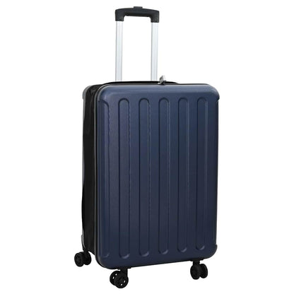 Koffer mit Schloss Dunkelblau 43 x 27 x 66 cm ABS Kunststoff