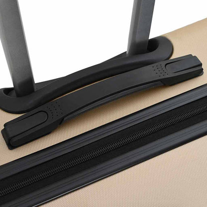 Koffer 3 pcs Champagner 50 x 31 x 78 cm ABS Kunststoff