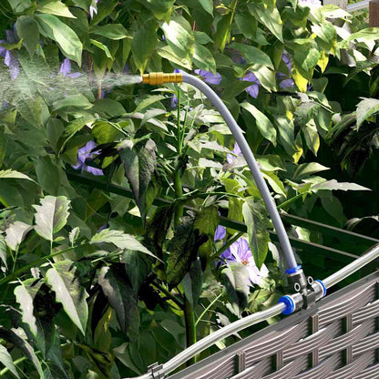 Garten-Pflanzgefäß 4 pcs Braun Stahl