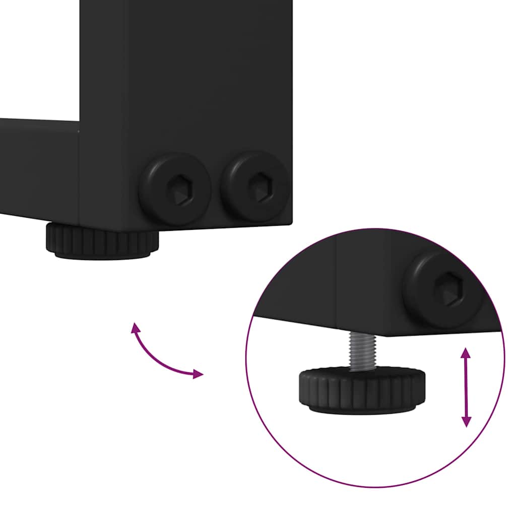 Outdoor-Stahl-Sitzmöbel 2 pcs Taupe Stahl