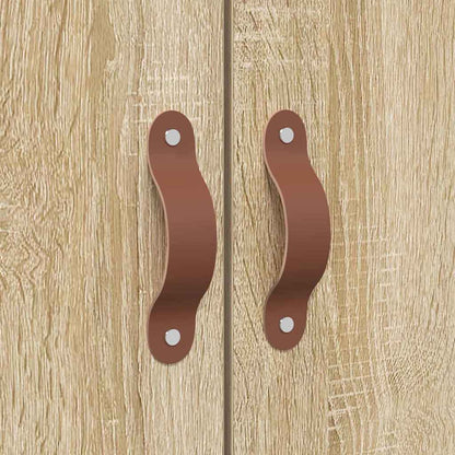 Aufbewahrungsbettgestell mit Speicher Sonoma-Eiche 120 x 200 cm