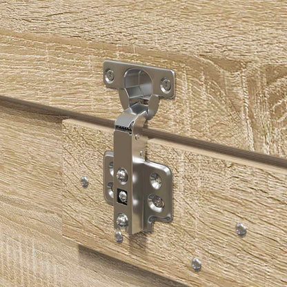 Aufbewahrungsbettgestell mit Speicher Sonoma-Eiche 120 x 200 cm