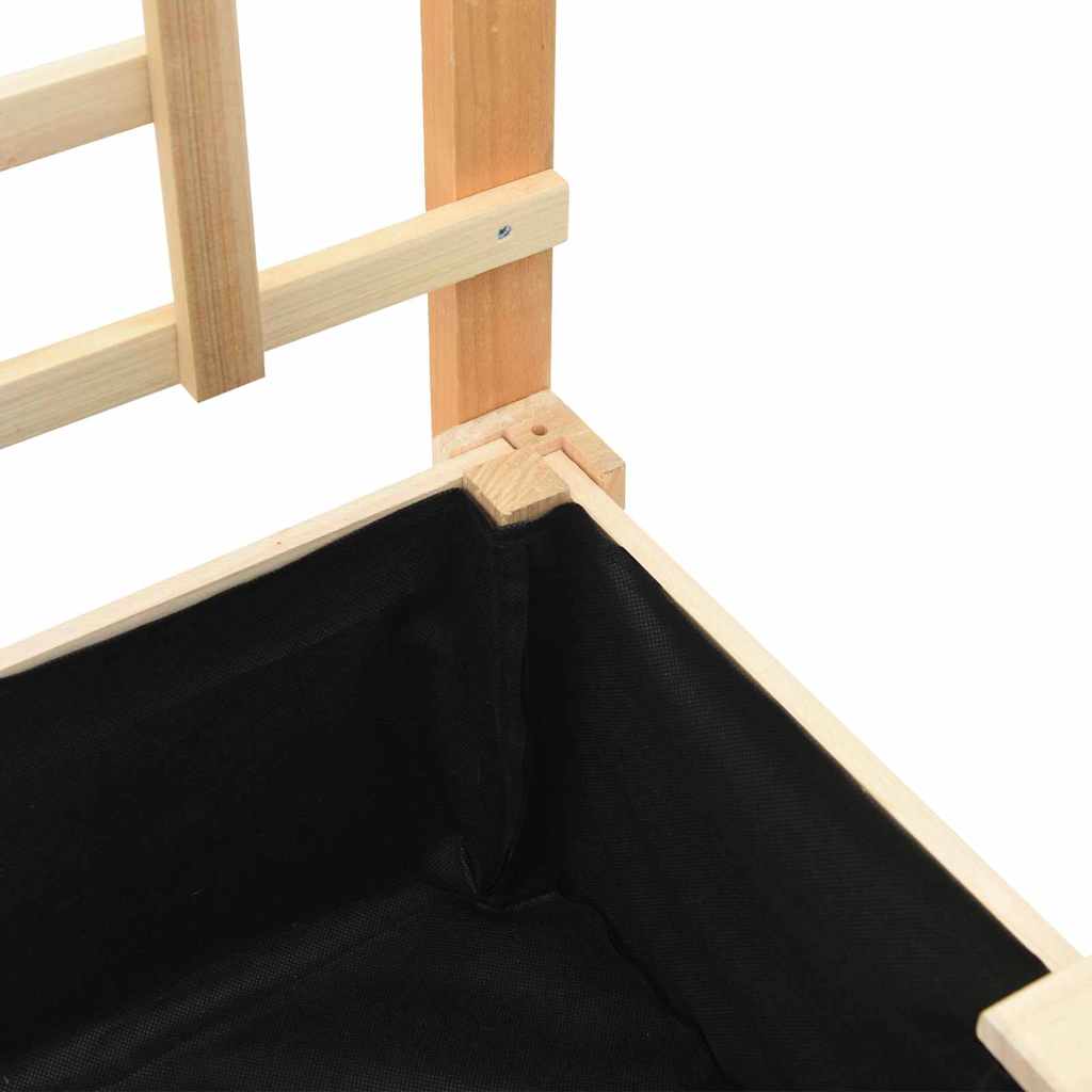 Garten-Pflanzgefäß Beige 71 x 38 x 152 cm Massivholz aus Fichte