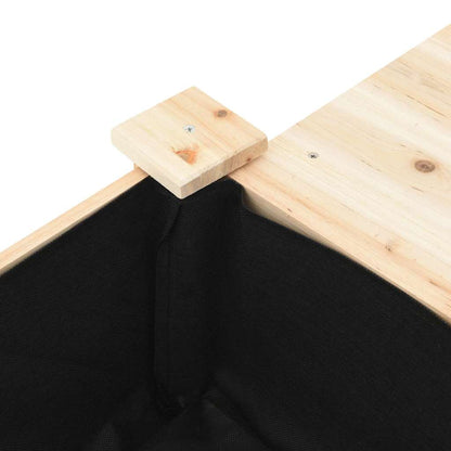 Garten-Pflanzgefäß mit Regal Beige 155 x 59 x 76,5 cm