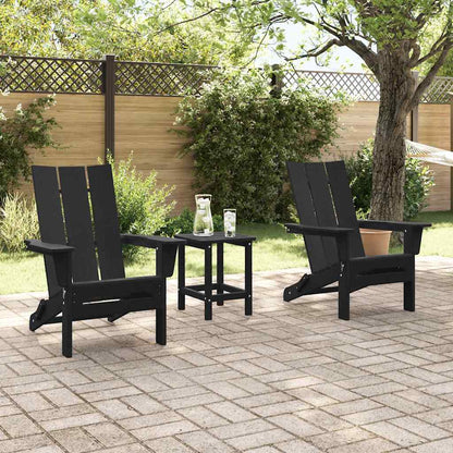 Gartenstuhl 2 pcs Schwarz 80,5 x 74,5 x 92 cm Polyethylen