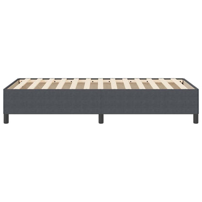 Boxspringbett Dunkelgrau 100 x 200 cm Cordstoff
