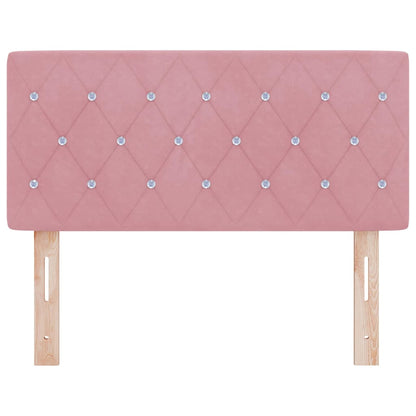 Kopfteil mit Kopfteil Rosa 90 cm Samt