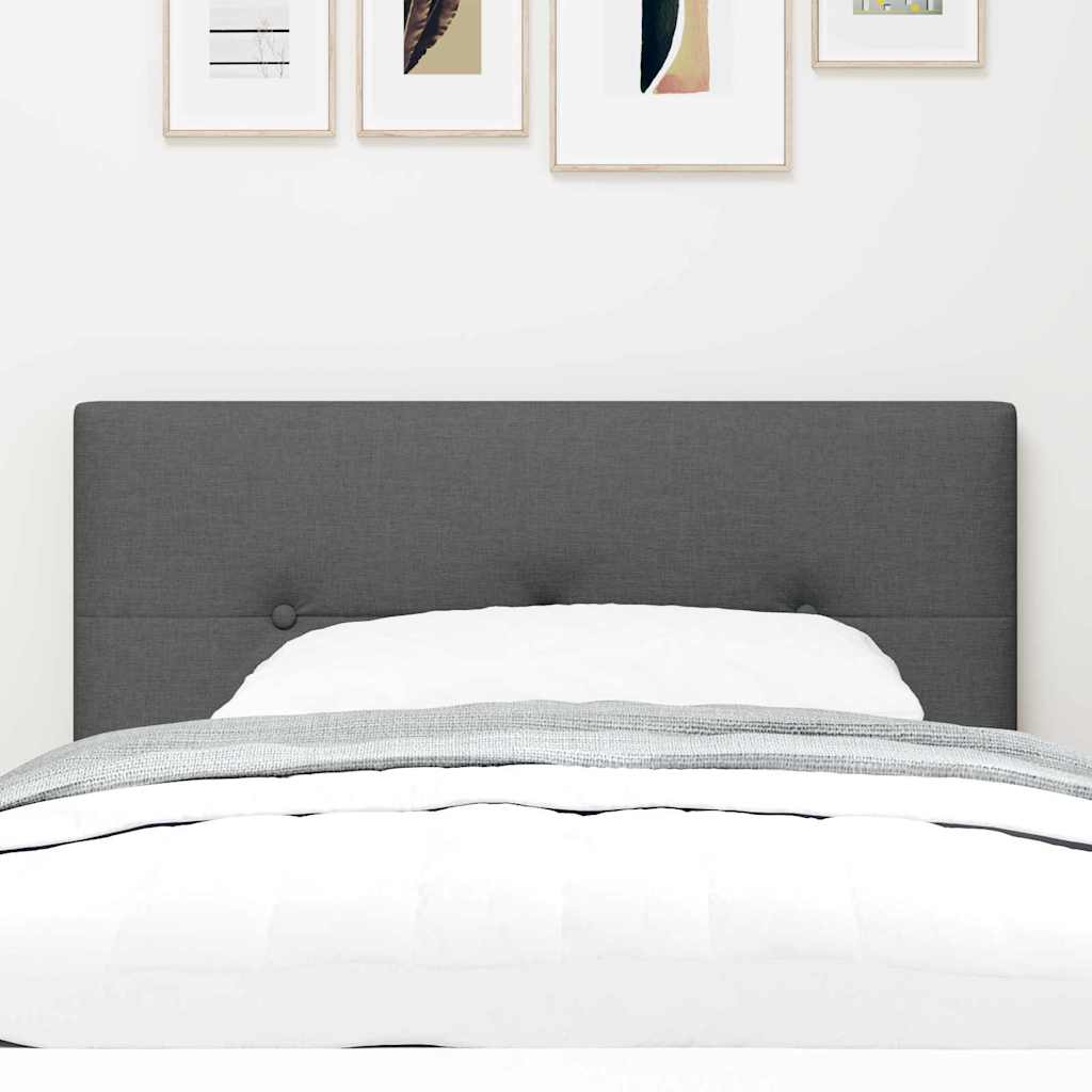 Höhenverstellbares Kopfteil mit Kopfteil Dunkelgrau 90 cm Stoff