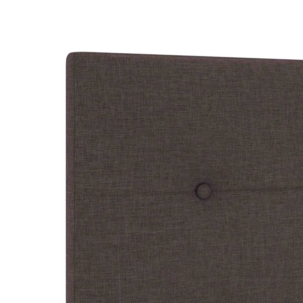 Höhenverstellbares Kopfteil Dunkelbraun 180 cm Stoff