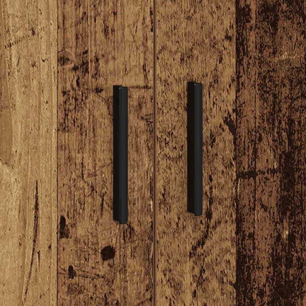 Aufbewahrungsschrank 2 pcs Altholz 127 x 41 x 40 cm