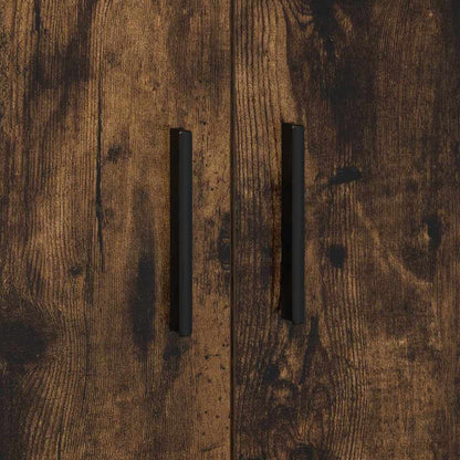 Aufbewahrungsschrank 2 pcs Geräucherte Eiche 118 x 41 x 40 cm