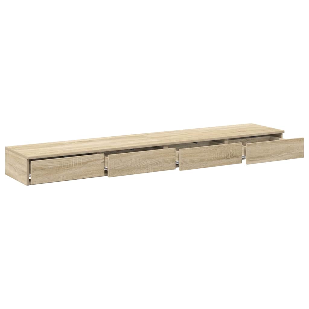 Bettschubladen Sonoma-Eiche 200 x 36,5 x 16,5 cm Holzwerkstoff