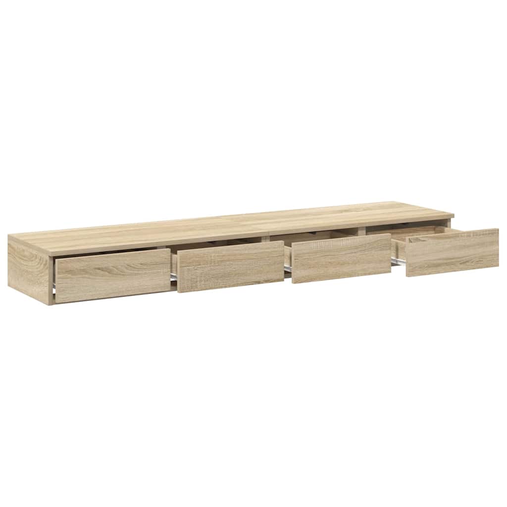 Bettschubladen Sonoma-Eiche 150 x 36,5 x 16,5 cm Holzwerkstoff